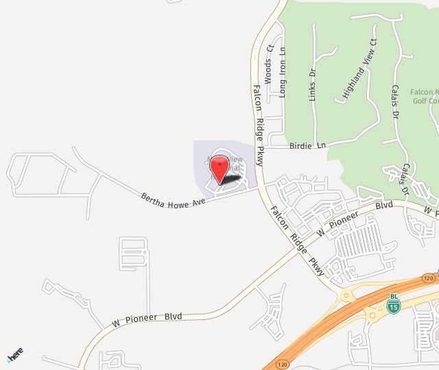 Location Map: 1301 Bertha Howe Ave Mesquite, NV 89034