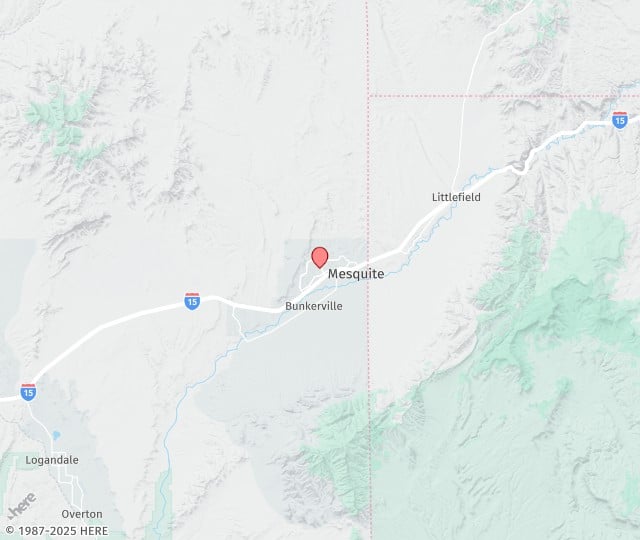 Location Map: 1301 Bertha Howe Ave Mesquite, NV 89034