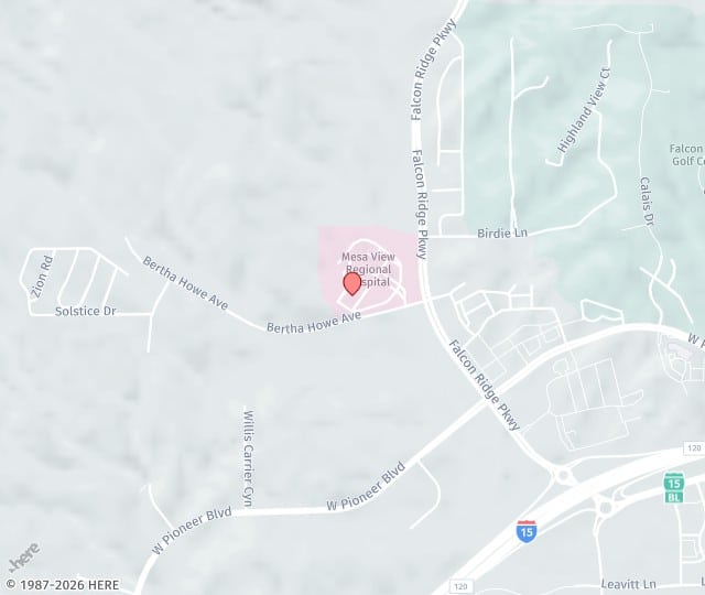 Location Map: 1301 Bertha Howe Ave, Suite 1-A Mesquite, Nevada 89034